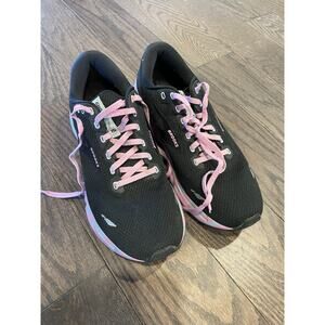 Brooks Ghost 15 Running Shoes Black/Pink/Purple Size 10.5 Preowned